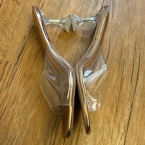 Shoeland Women’s Heels Copper/Clear Size 11